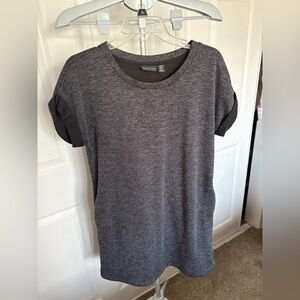 Adrienne Vittadini Charcoal Knit Top Size Medium NWOT